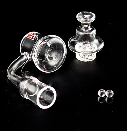 2024 QQuartz Banger with Insert Bowl and Spinning Carb Cap Terp Pearls for Glass Water Pipe -122