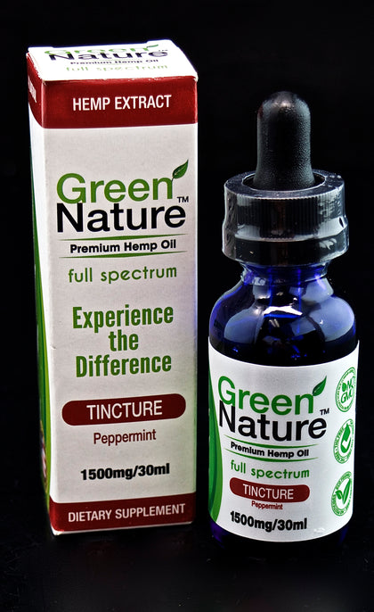 Tincture 250mg-500mg-1500mg-Green Nature Premium Hemp Oil-1413
