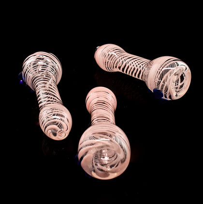 Pink Glass Chillum Pipes - Wholesale Glass Pipe-4135