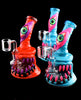 7" Glass Water Pipe 14F with 4mm quartz banger -262