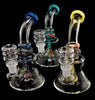 7" Bent Style Water pipe Reversible bottom and middle and shower perc -1871