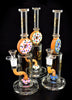 Donuts Smoking Glass Water pipe with shower head colorful Perc -2023B48