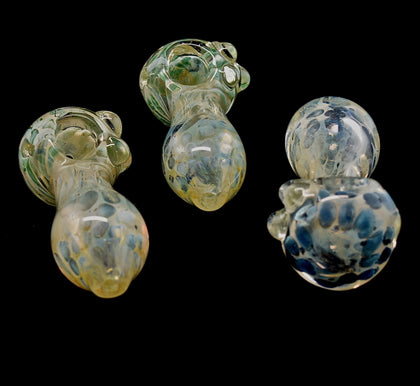 Silver Fumed Color Changing Glass Pipe -1902