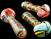 Rainbow Pipe Glass Pipe Unique Chunky Colorful Smoking Bowl- 1800