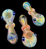 3 1/2" CRYSTAL TWIST Tobacco Smoking Glass Pipe bowl THICK Glass pipes-4049
