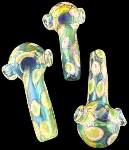 Glass Pipes 4.5 inches  3D Effect Brick Colors | Wholesale Glass Pipe -4118