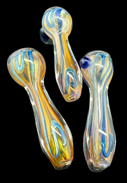 Glass Pipes 3″ Chillum Lines & Beads | Wholesale Glass Pipe -4136