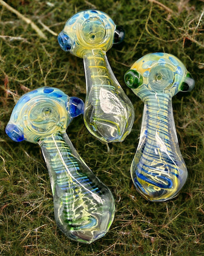 Neon Smoking Strips Glass Pipe | Wholesale Glass Pipe -4171