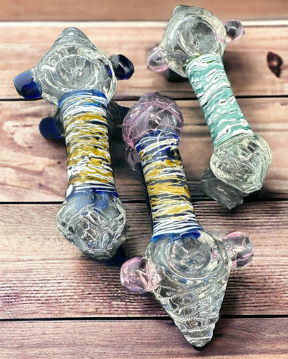 Colorful fancy cheap but best quality smoking glass pipe -4195