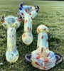 Glass Slug Pipe | New Version | Color Changing |Unique Glass Art | Wholesale Glass Pipe- 4248