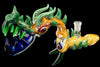 Dragon Bubbler Smoking Water Pipe Bong Wholesale Glass Pipe-4262