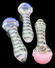 Slim Color Neon Striped Glass Pipe -Wholesale Glass Pipe -4273