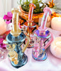 Recycle Bubble Colorful DAB Oil Rigs Glass Smoking Pipe Water Pipe - HAB62