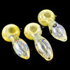Yellow & Fumed Hand Blown Glass Pipe | Glass Pipe | Wholesale Glass Pipe-1526