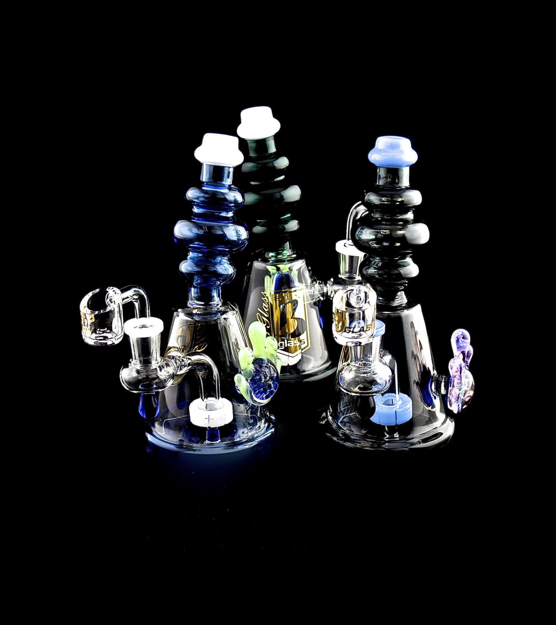 6B GLASS - 2023 new Colorful Smoking Glass Bong Water Pipe-120