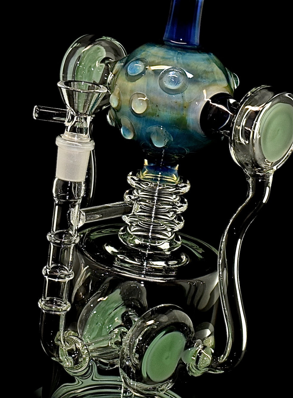Jade Color Two Tone Water Pipe (14")-812