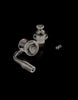 2023 QQuartz Banger with Insert Bowl and Spinning Carb Cap Terp Pearls for Glass Water Pipe -122