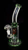 12" Bent Neck Glass Water Perc - Color May Vary | Wholesale Glass Pipe-23