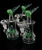 Clear GoG Colorful Striped Sidecar Water Water Pipe - 445