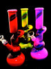 ZiG Zong Color Painted Smoking Glass Water Pipe-1729