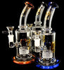 6B GLASS - 10" Bent Smoking Glass Water-Pipe -2021B07