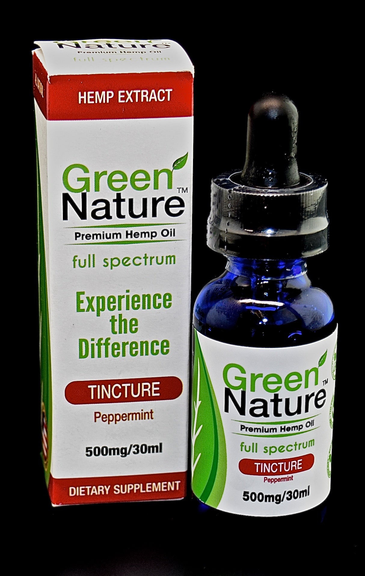 Tincture 250mg-500mg-1500mg-Green Nature Premium Hemp Oil-1413