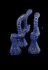 Blue Multicolor hand blown sherlock bubbler -Wholesale Glass Pipe-379