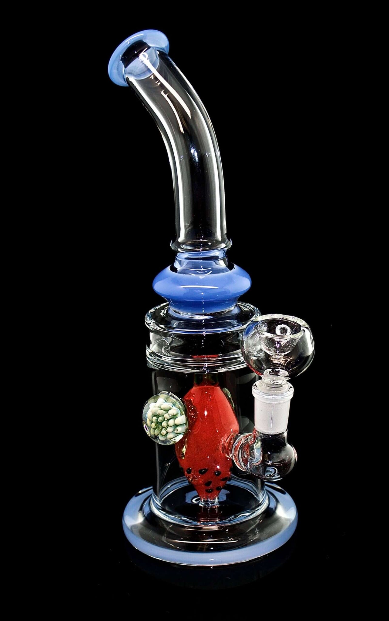 10'' Assorted Fruit Design Percolator Water Pipe With 14 MM Bowl | Wholesale Glass Pipe-15