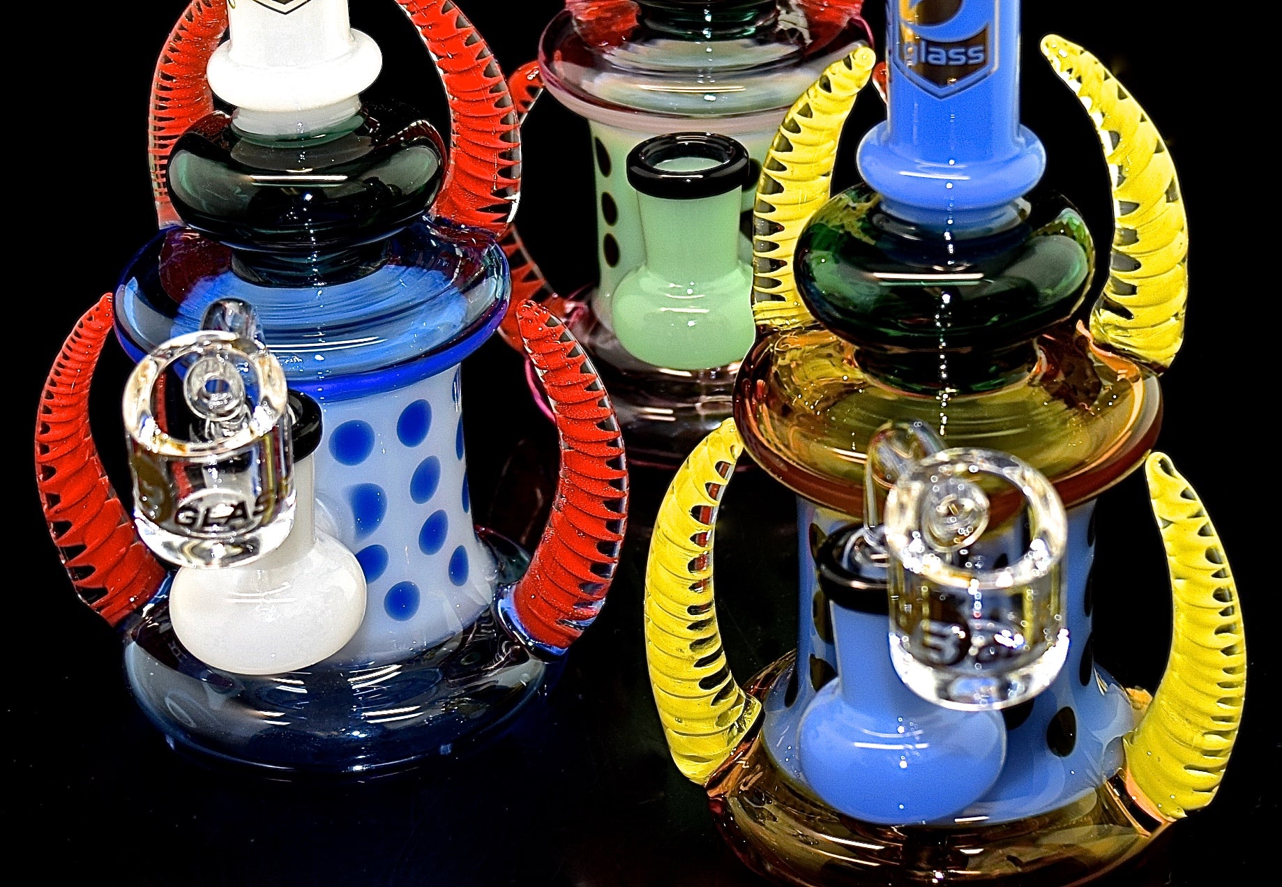 6B GLASS - Colorful High Quality Water pipe bong -2021B87