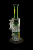6B GLASS - Dark-Green Doubled Circled Design- 2020B74