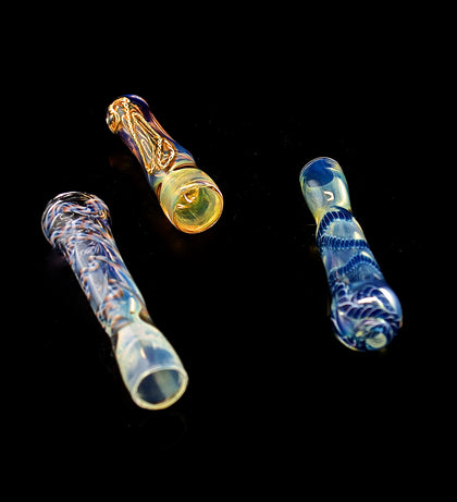 Hand Blown Glass Pipes Glass Chillum Pipes for Sale -721