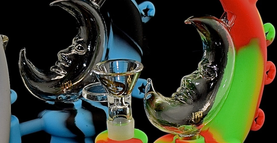 6B GLASS - Silicone water Pipe With 14mm Bowl -SRS884