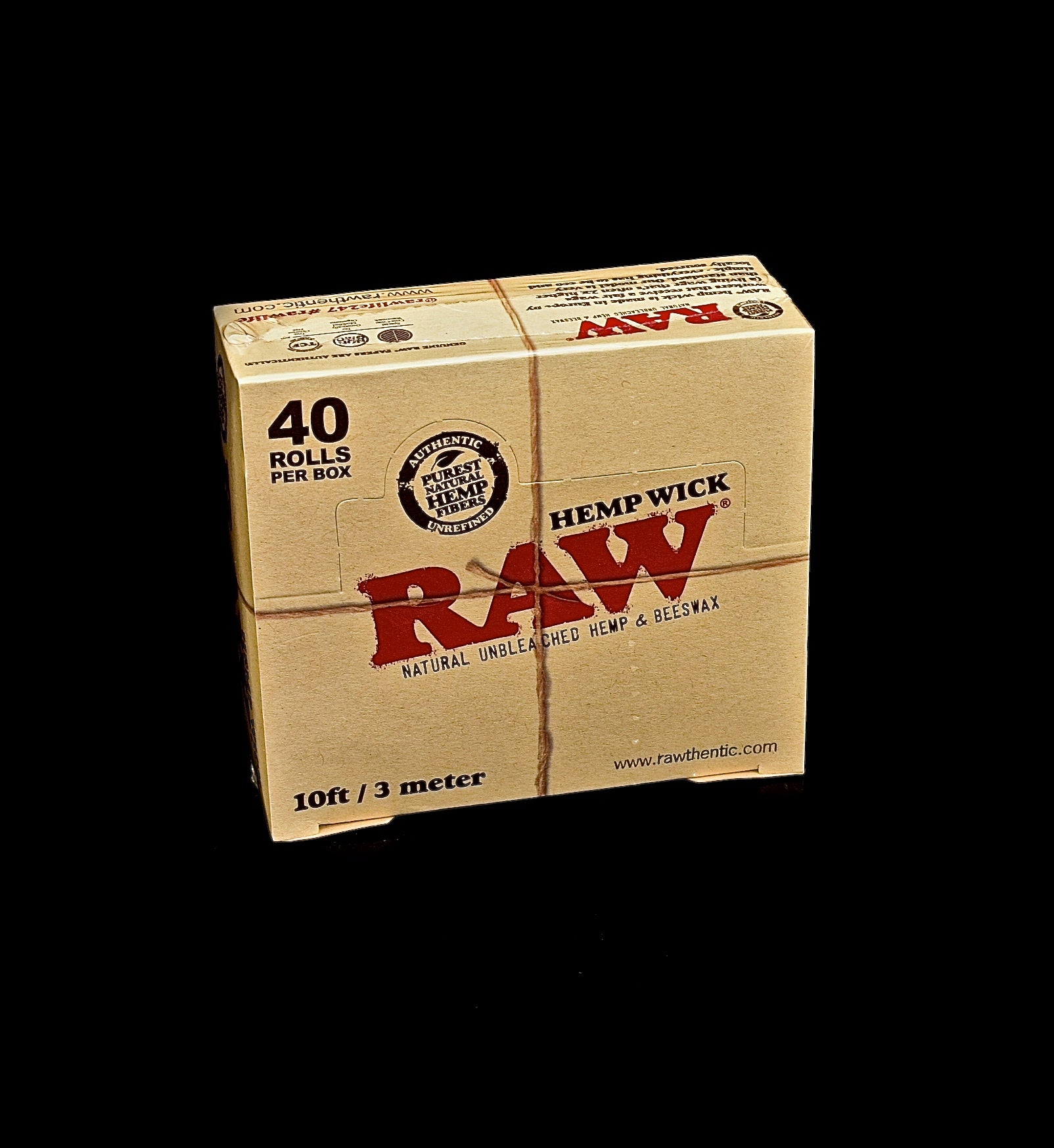 Raw Hemp Wick 10ft 40ct | Wholesale Glass Pipe-1214