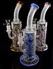 6B Glass - Bent Style Smoking Glass Water Pipe with animal style Perc-2020B17