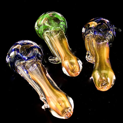 YELLOW MIXED GLASS PIPE