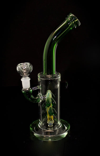 Bent Glass Smoking Water Pipe with super fancy new perc | Wholesale Glass Pipe