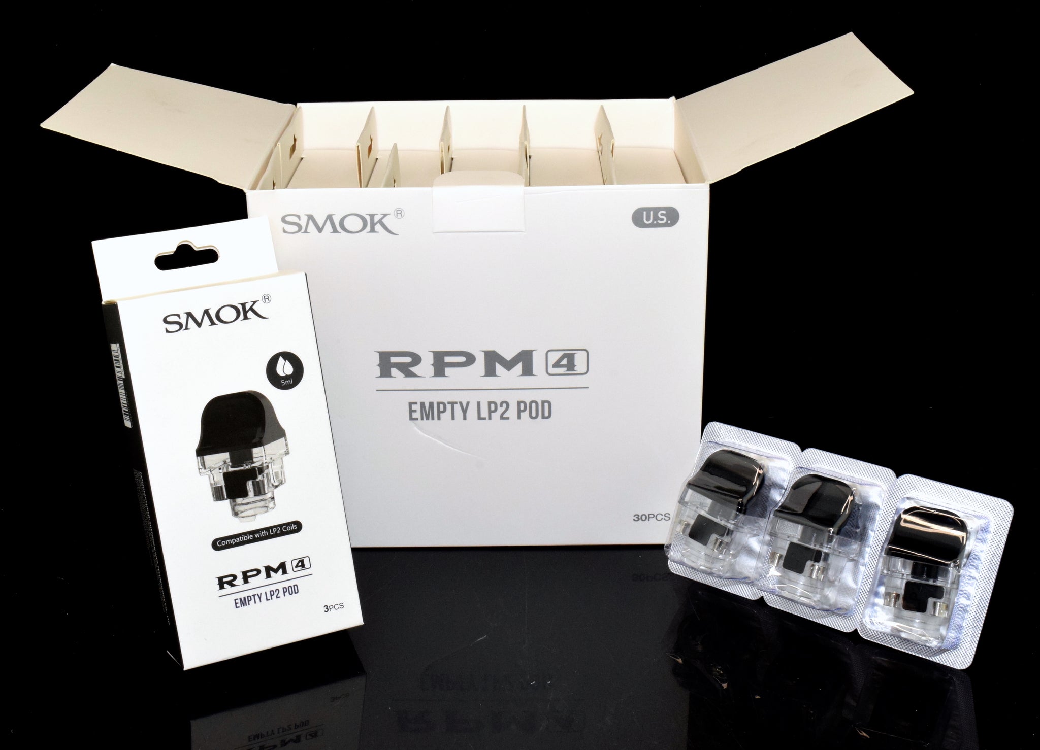 SMOK RPM 4 Empty RPM / LP2 Pod Cartridge 2ml 3ct | Wholesale Glass Pipe - 1706