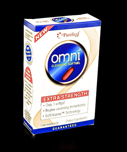Omni Cleansing Softgel – Extra Strength Cleansing Immediately, 1 Fast Dissolve Softgel,(Puri-Clean)