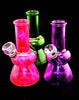 Mini Color Painted Smoking Glass Water Pipe-1753