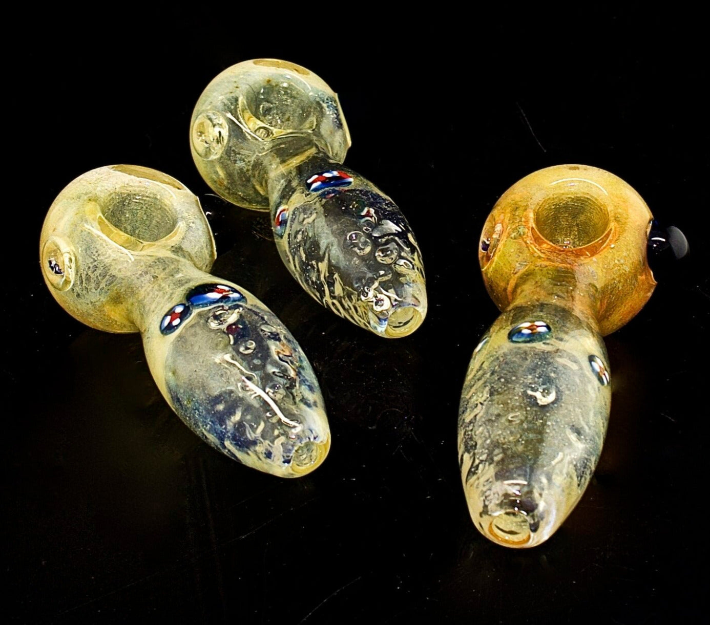 Color Change Fumed Glass Pipe-449