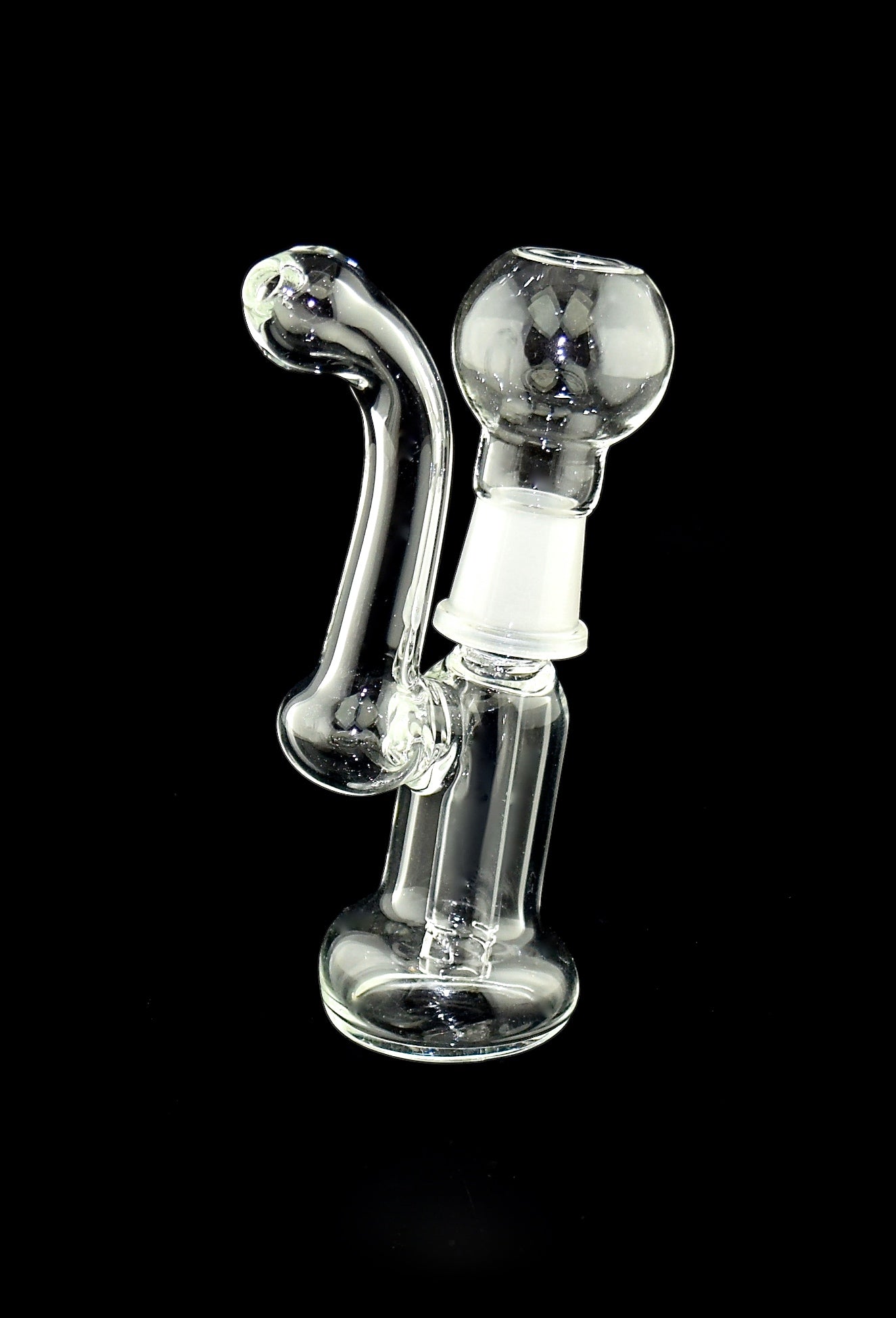 GoG Clear Glass Bubbler |Wax| Wholesale Glass Pipe-683