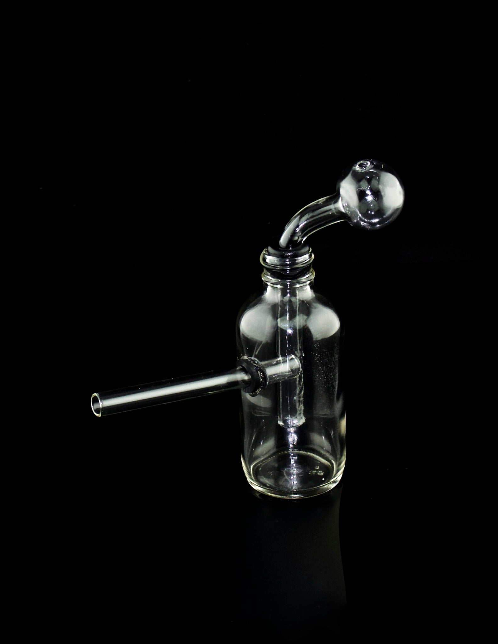 USA made mini Glass Pipe Clear Water Pipe-1451