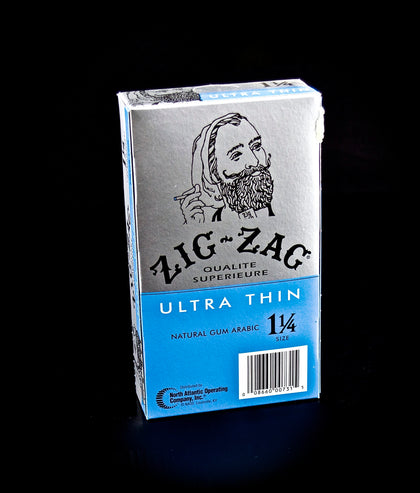 ZIG ZAG ULTRA THIN ROLLING PAPERS 1 1/4 SIZE 24CT/BOX -1539