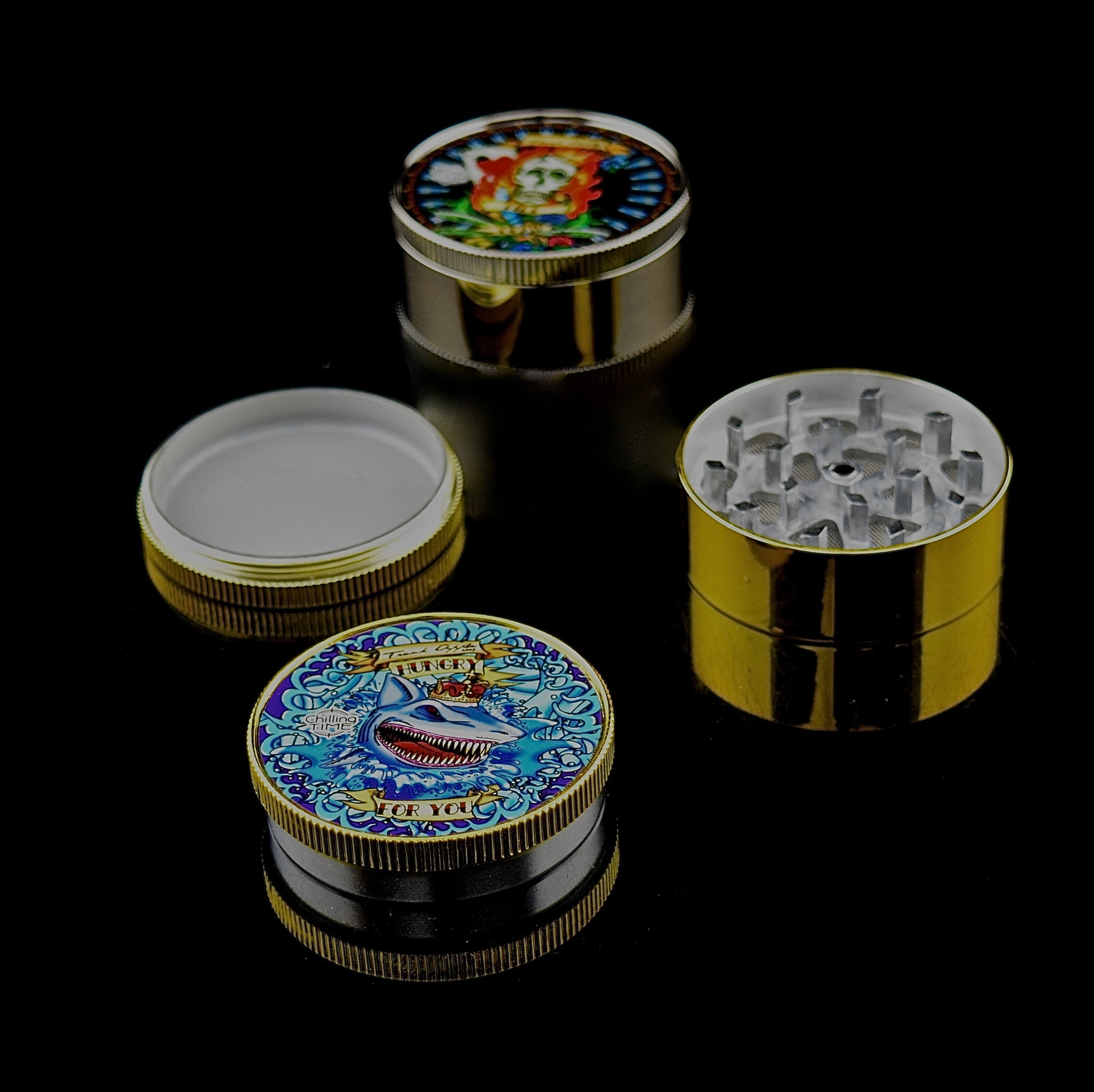 Drum Style Herb Grinder | Wholesale Glass Pipe-555