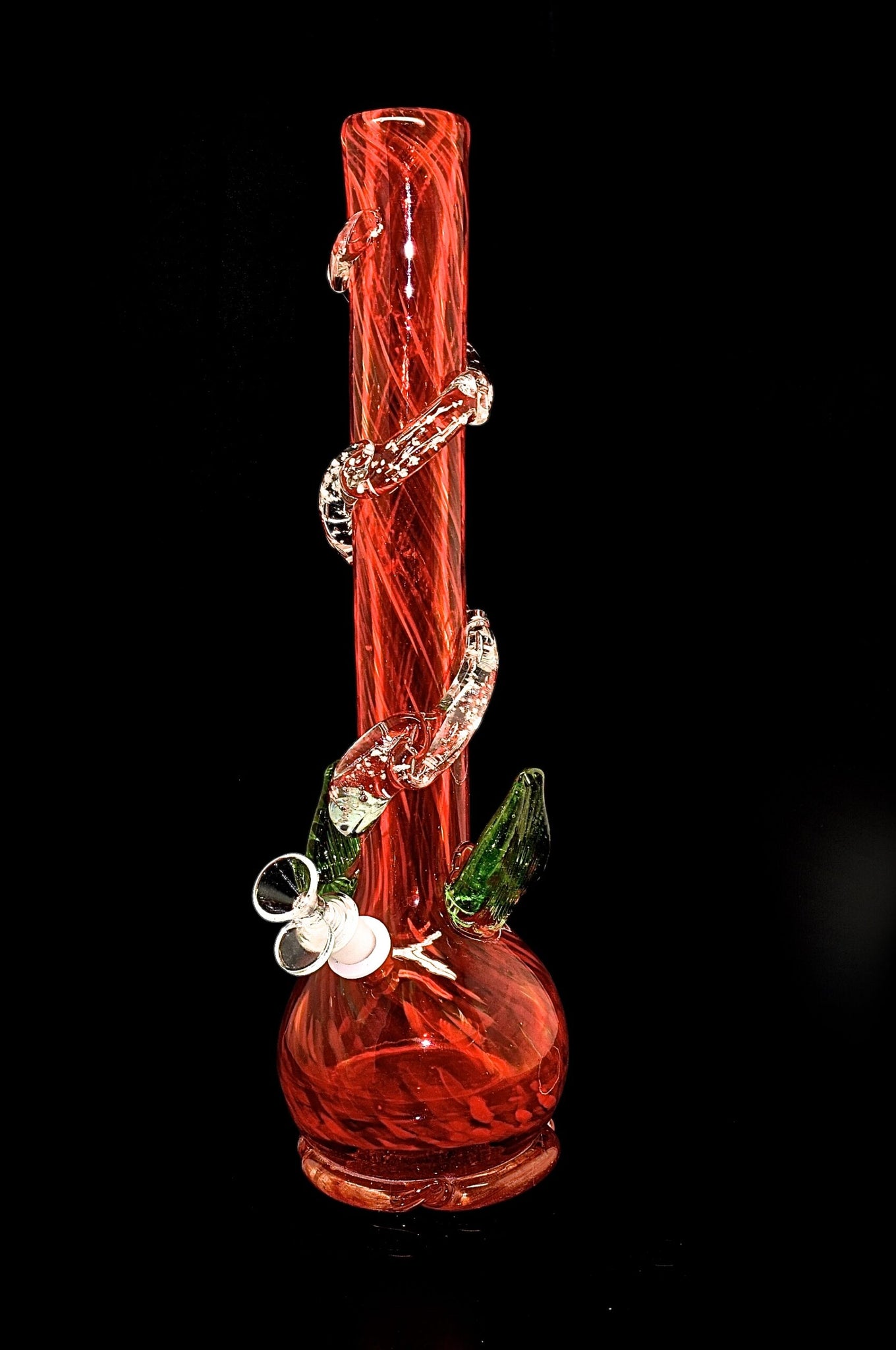 Noble Glass Rainbow Cane American Soft Glass Water Pipe – Wholesale Glass Pipe-1123