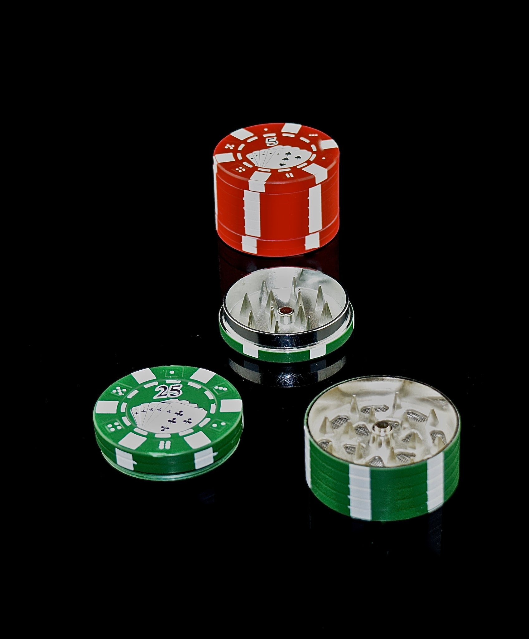 Casino Herb Grinder | Wholesale Glass Pipe-412