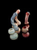 Fancy Marble Sherlock Smoking Bubbler | Wholesale Glass Pipe-579
