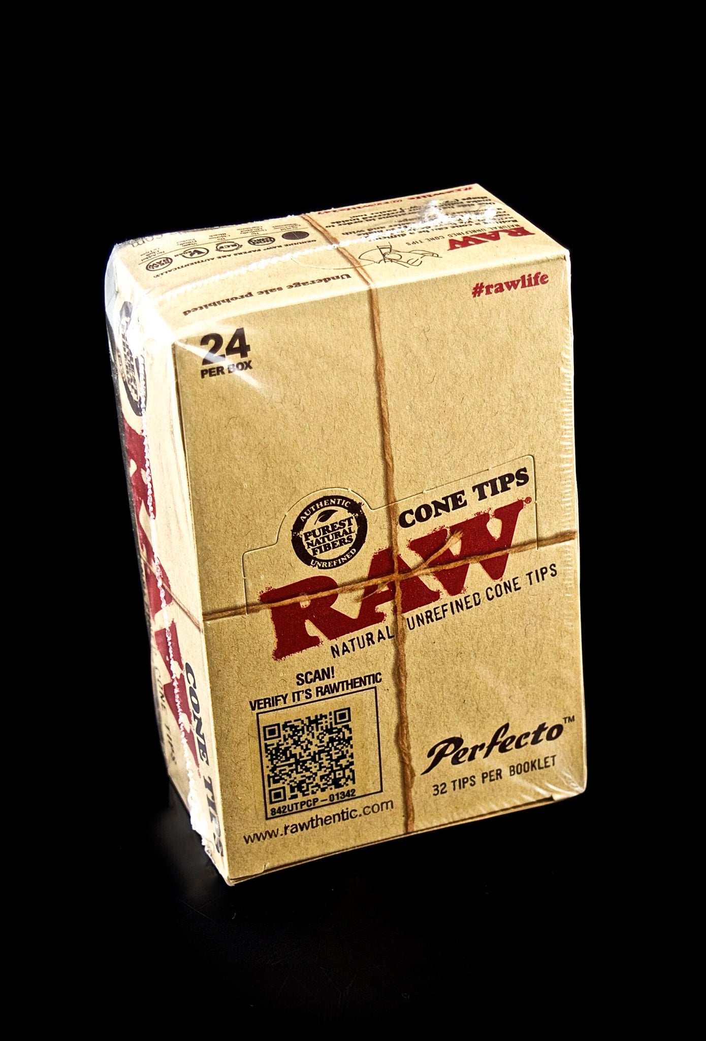 Raw Cone Tips Perfecto Cone Tips 24 Pack Box-1210