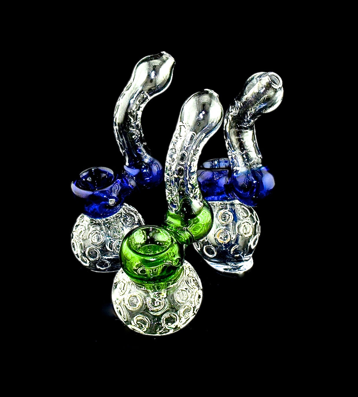 Single Chamber Sherlock Bubbler | Wholesale Glass Pipe-1315