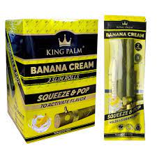 King Palm Banana Cream - 2 Slim Rolls - 20pk Display-938